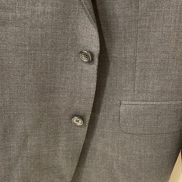 Paul Betenly Thomas Classic Fit Charcoal Suit Jacket - Picture 8 of 8